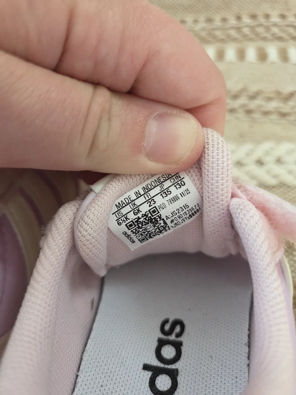 Adidas Tensaur Run Pink Toddler Shoes